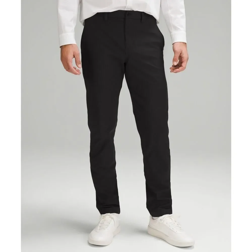 Lululemon Pants‎ Mens 34 ABC Pant Warpstreme Black Stretch Athleisure Work 27''